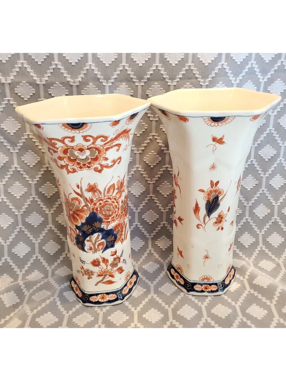 1970's Pijnacker Porcelain Vase,price Is Per Vase